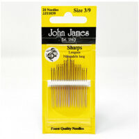 JJ11039E Голка швейна №3/9 (1 блістер х 20 голок) JohnJames (Англія)