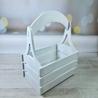 ПА-Ц-009-1 Кошик бiлий 28*21*17см 6мм