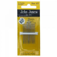JJ11015E Голка швейна №1/5 (1 блістер х 16 голок) JohnJames (Англія)