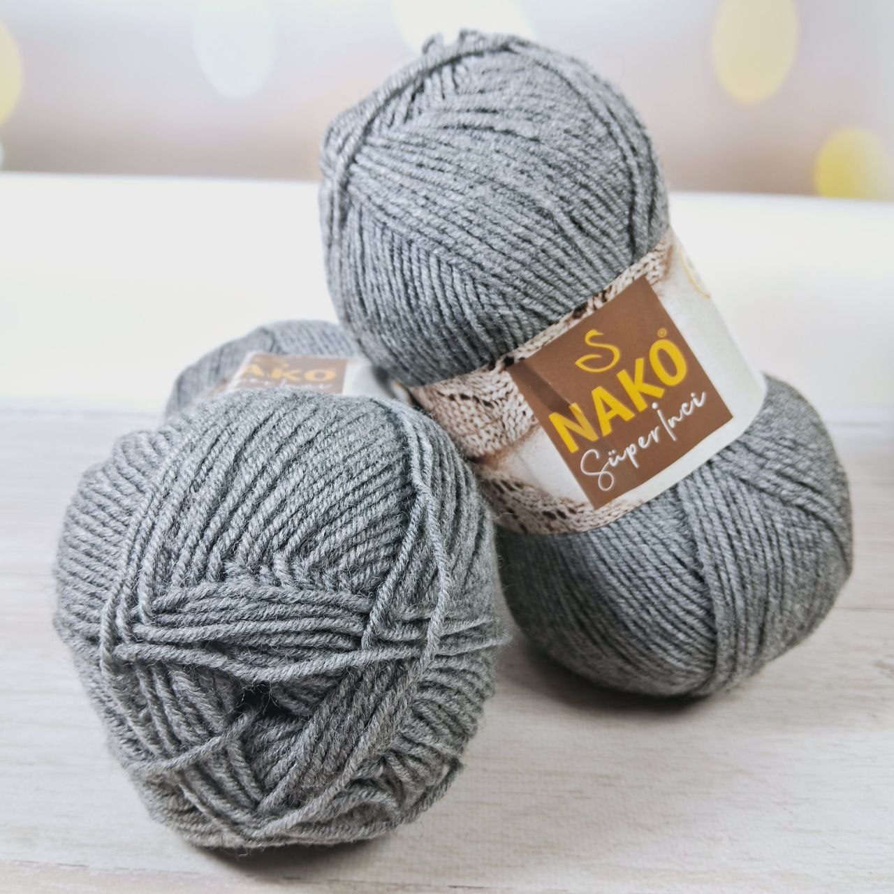 Нако Супер Інкі (Nako Super Inci) 100г/260м 194 графiт