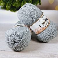 Нако Супер Інкі (Nako Super Inci) 100г/540м 195 сiрий свiтлий