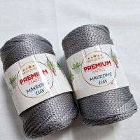 Преміум Ярнс Макраме люкс (Premium Yarns Makrame Lux) 100г/100м 850 графіт