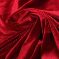 Бархат стрейч ВТХ-006 червоний 150см