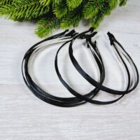 Обруч заготовка метал 0,6см чорний обтягнутий 291292