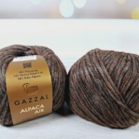 Газзал Альпака Аір (Gazzal Alpaca Air) 50г/150м 077 коричневий
