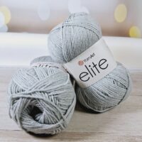 Ярнарт Еліт 100г/300м 855 св. сiрий