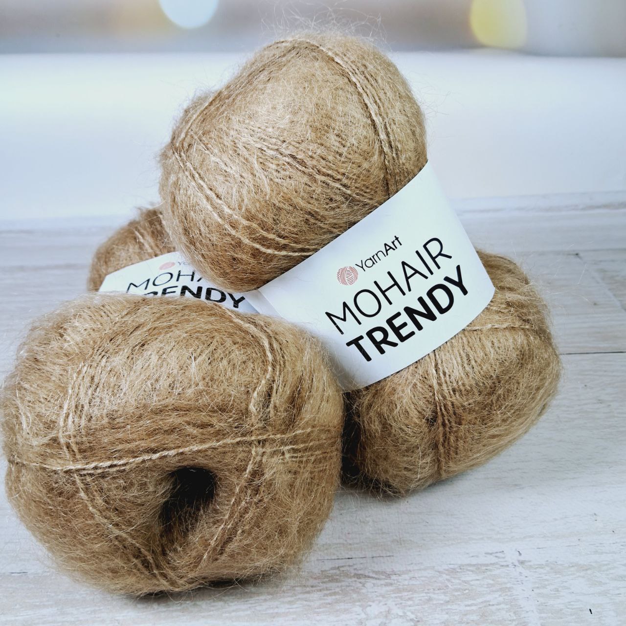 Ярнарт Мохер Тренд (YarnArt Mohair Trendy) 100г/220м 116 беж