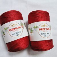 Преміум Ярнс Макраме люкс (Premium Yarns Makrame Lux) 100г/100м 820 червоний