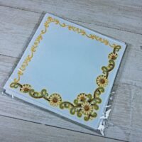 Virena Серветка 005 в золоті 2шт, набір для вишивки бісером