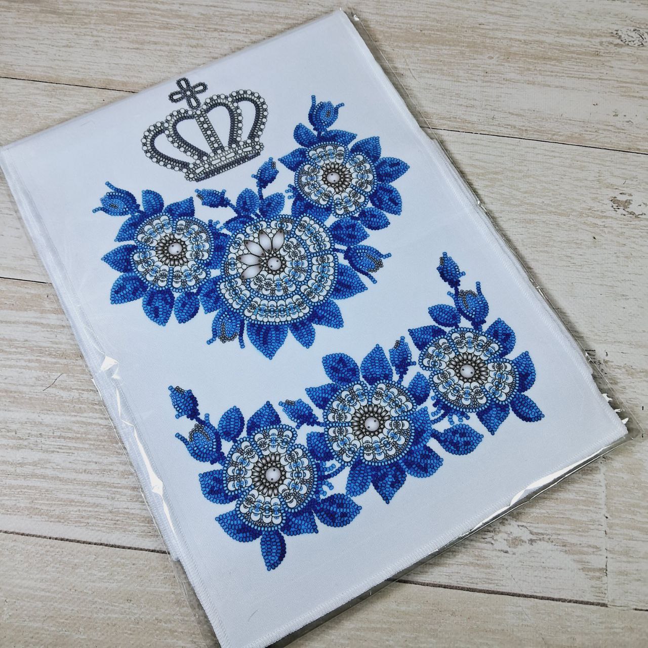 Virena РВМ-049 Рушник весільний в блакитному, набір для вишивки бісером