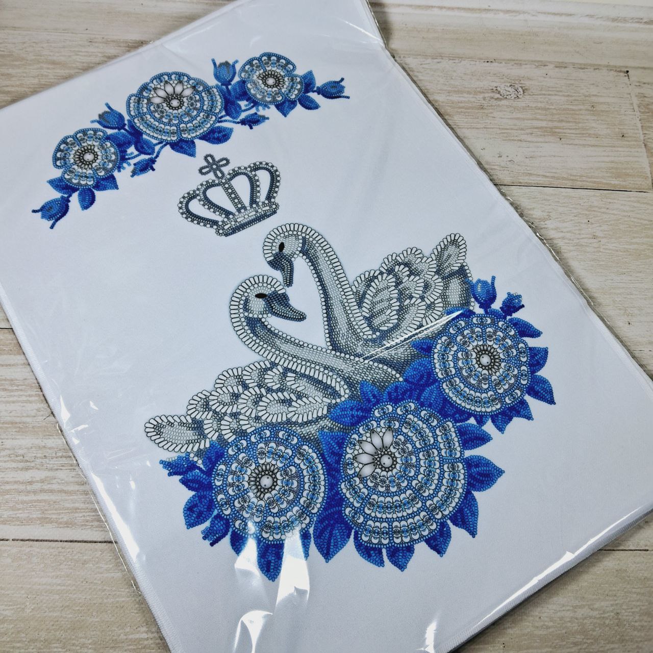 Virena РВВ-065 Рушник весільний в блакитному, набір для вишивки бісером