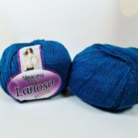 Ланосо Алпакана Файн (Lanoso Alpacana Fine) 100г/220м 917 синьо-бiрюзовий