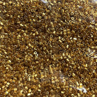 Рубка Preciosa Чехия 18389-10/0-31001-351металізований оранжево-золотий 25г