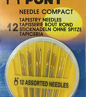 05862 Голка Pony (Індія) вишивальна компакт №18-22 12шт