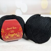 Аванті Ярн Ангора 50% (Avanti Yarn Angora 50) 50г/350м 21 чорний
