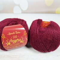 Аванті Ярн Ангора 50% (Avanti Yarn Angora 50) 50г/350м 43 бордо