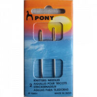 15851 Голка Pony (Індія) для вовни асорті 2шт