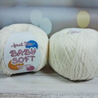 Аванті Ярн Бебi Софт (Avanti Yarn Baby Soft) 50г/700м Е006 молочний