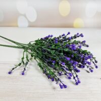 Букет пластикової горобини на 5 голів лавандова СО-4