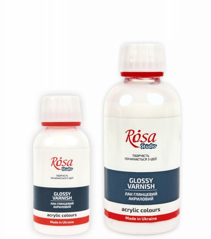 Лак акриловый глянцевый Rosa 100мл