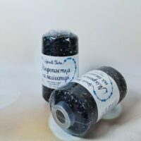 Аванти Ярн Мікропаєтка на поліестері (Avanti Yarn) 100г/550м 52 чорний зi срiблом