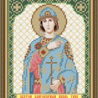 ArtSolo VIA 5143 Св. Глеб, схема под бисер