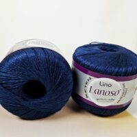 Ланосо Ліно (Lanoso Lino) 50г/175м 958 темно-синiй