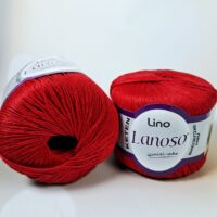 Ланосо Ліно (Lanoso Lino) 50г/175м 956 червоний