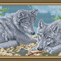 ArtSolo VKA 3102 Волки, схема под бисер
