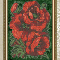 ArtSolo VKA 3071 Маки, схема под бисер