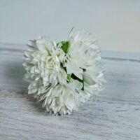 Букет хризантем 3*2*5см 5шт крем