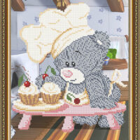 ArtSolo VKA 4409 Мишка кондитер, схема под бисер