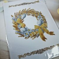 Бісер Арт Рушник великодній для вишивки бісером або нитками Віночок квітів 9220