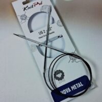 KnitPro 10335 Спиці кругові Nova Metal 2,25мм 120см