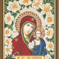 ArtSolo VIA 4261 Казанская Божья Матерь, схема под бисер