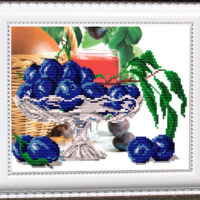 ArtSolo VKA 4205 В хрустале. Сливы, схема под бисер