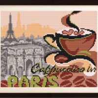 ArtSolo VKA 4404 ...на капучино в Париж, схема под бисер
