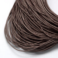 Шнур натур. кожа 1.5мм, Сиена 5м