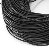 Шнур Натур. Кожа 3мм, Черный