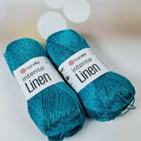 Ярнарт Інтенс Лінен (YarnArt Intense Linen) 50г/175м 4129 темно-блакитний