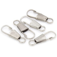 Карабін Вісімка закритий 25*9*3мм платина КК0025м01