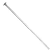 Штифты (пины) гвоздики 35*0,7мм серебро,20шт