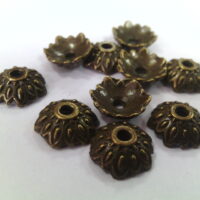 Обниматель для бусин Лепестки 8*1,5мм антическая бронза снет с производства