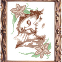 ArtSolo VKA 3017 Влюбленные, схема под бисер