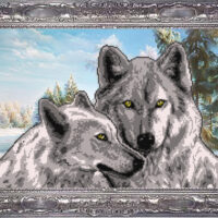 ArtSolo VKA 3020 Волки, схема под бисер