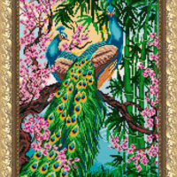 ArtSolo VKA 3047 Павлины, схема под бисер