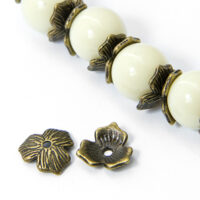 Шапочки для Бусин Треугольные 11*2,5мм Бронза