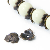 Шапочки для Бусин Треугольные 11*2,5мм Медь