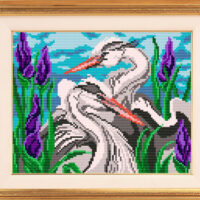 ArtSolo VKA 4021 Цапли, схема под бисер
