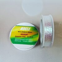 Люрекс Адель Spark Beads 100м №80-01 білий хамелеон